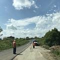 Произведен ремонт асфальтированной дороги до д. Федоровка.